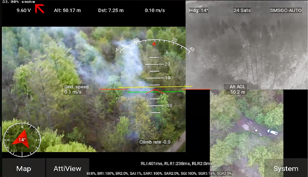 AI based Wildfire Protection Drone